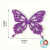 ASAS DE BORBOLETA DE EVA COM GLITTER - B01 - 7CM x 6CM - PACOTE COM 5 UNIDADES - loja online