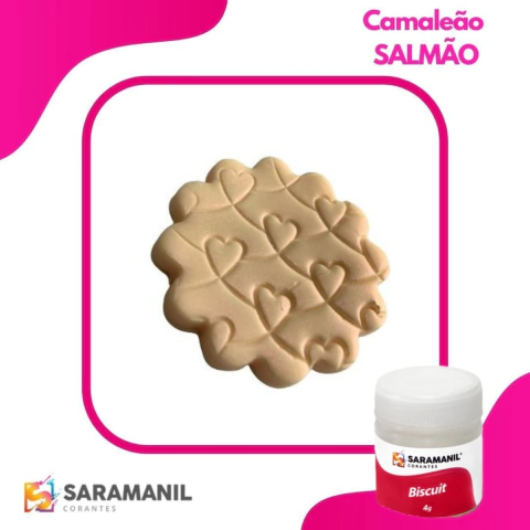 Biscuit Po Camaleao Salmao 4grs