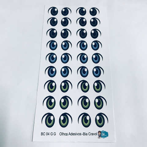 Olhos Adesivos - BC 04 GG - coleção Bia Cravol