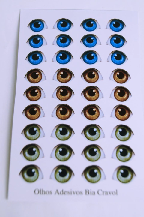 Olhos Adesivos - Baby G - 18 pares
