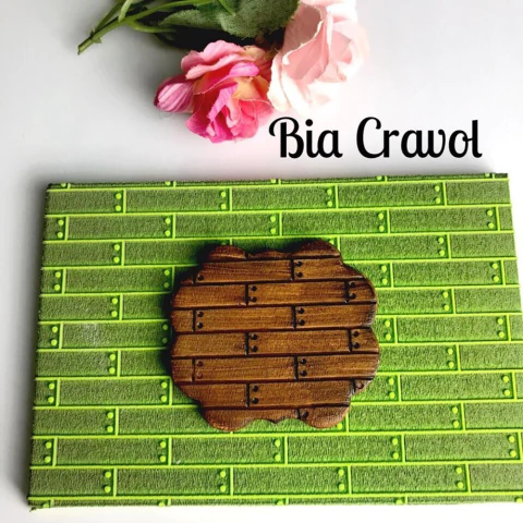 Textura de Emborrachado Mod 18 - Madeira - 10x15 cm