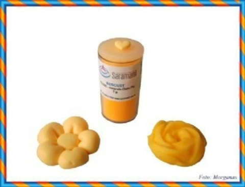 AMARELO OURO FLUORESCENTE - Corante para Biscuit - Saramanil