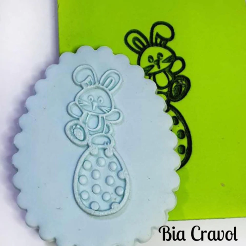 Textura de Desenho Páscoa Mod 01 - Emborrachado Especial