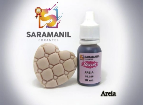 Corante Líquido - Areia - 10 ml - Saramanil