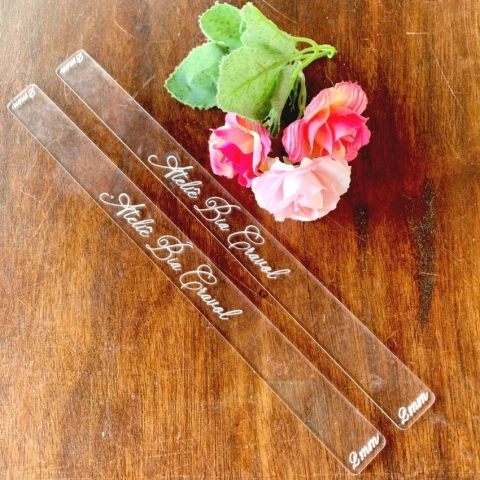 Régua Niveladora de 2 mm - Atelie Bia Cravol Cód 216