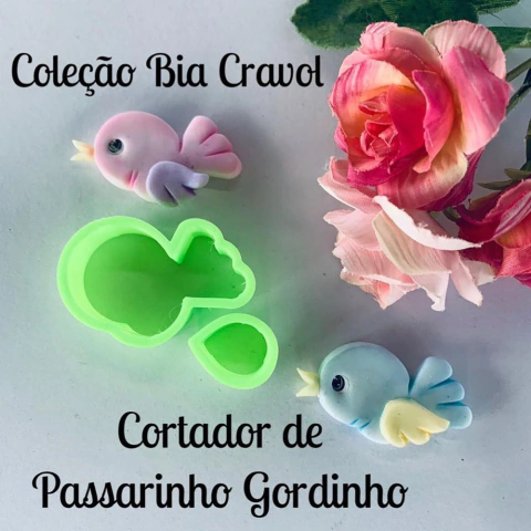 Cortador de Passarinho gordinho - coleção Bia Cravol