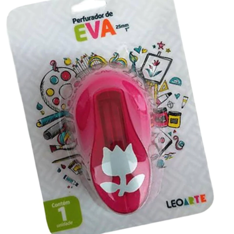Perfurador de EVA - Rosa flor - 25 mm - codg 72365