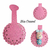Base de Chaveiro EVA com glitter Rosa - 3 unid. mod 01 - cod 004