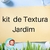 Kit Texturas de Emborrachado Especial - Jardim - Mod 01 - Bia Cravol