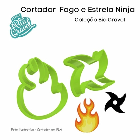 Cortador Fogo e Estrela Ninja