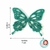 ASAS DE BORBOLETA DE EVA COM GLITTER - B01 - 7CM x 6CM - PACOTE COM 5 UNIDADES na internet
