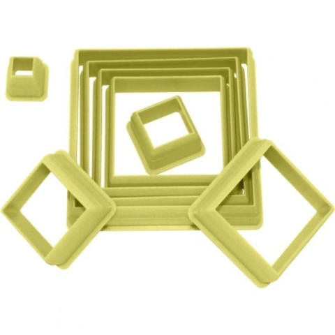 Cortador Quadrado - 8pcs - Blue Star