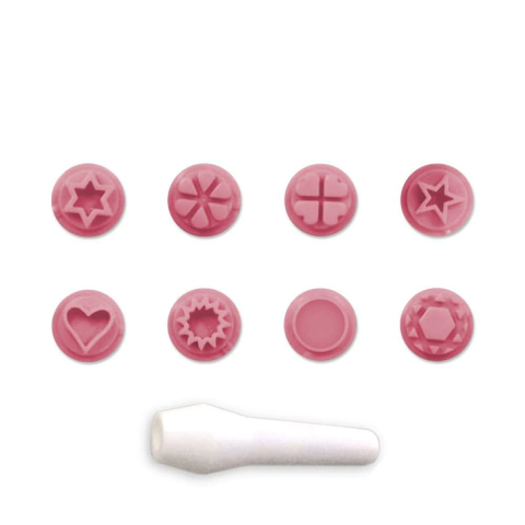 Kit Carimbos Mini Rosa Bebe - Blue Star