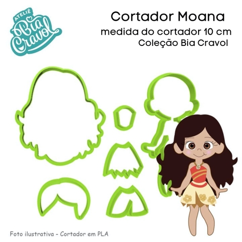 Cortador de Biscuit Havaiana de 10 cm