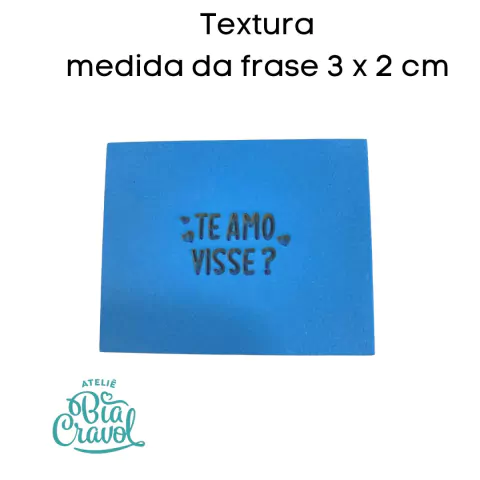 Textura de Frase - Te amo visse