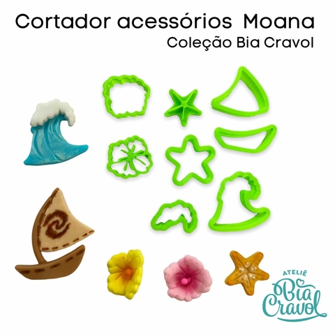 Cortador Acessórios Moana - Coleção Bia Cravol