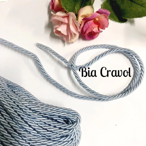 Cordão de Santo Antonio Azul bebê numero 1- vendido por metro