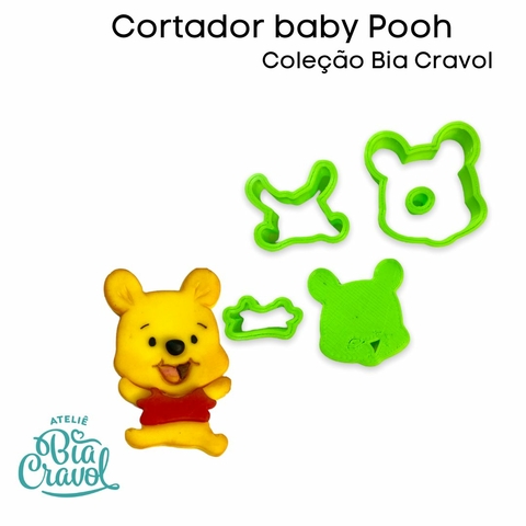 Cortador Baby Pooh - Coleção Bia Cravol