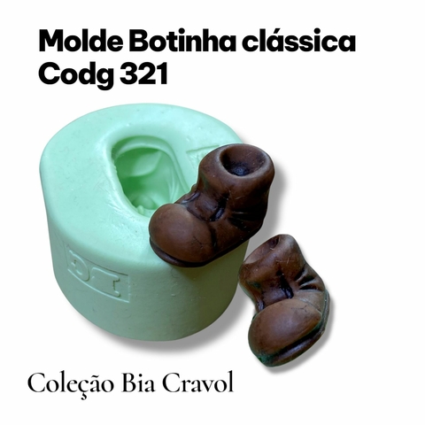 Molde de Silicone - Botinha Clássico - cod 331 - Bia Cravol