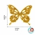 ASAS DE BORBOLETA DE EVA COM GLITTER - B01 - 8CMx7CM - PACOTE COM 5 UNIDADES - Ateliê Bia Cravol Artesanatos