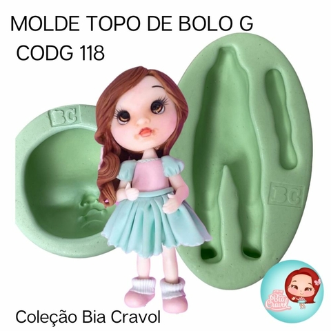 Molde Topo de bolo G codg 118- coleção Bia Cravol