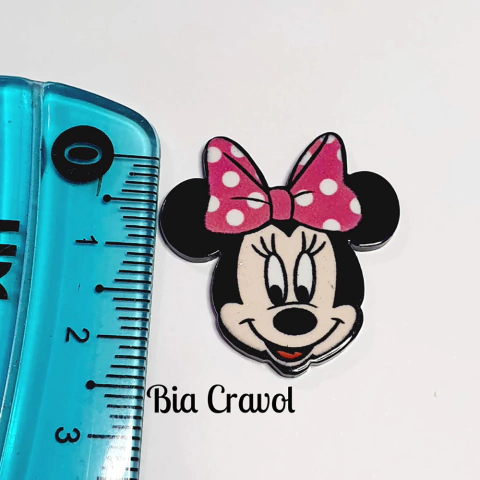 Aplique de Resina Ratinha - 3 cm - 1 unid