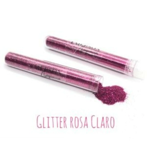 Glitter Rosa Claro Fino - coleção Emerson Nogueira