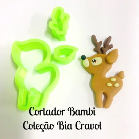 Cortador Bambi - 5,5 cm - coleção Bia Cravol
