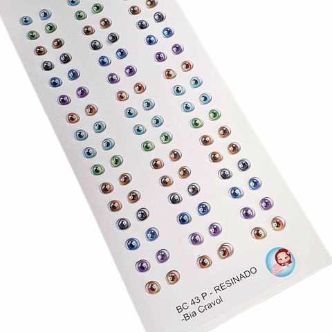 Olhos Resinados BC 43 - Tam P - Coleção Bia Cravol