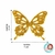 ASAS DE BORBOLETA DE EVA COM GLITTER - B01 - 7CM x 6CM - PACOTE COM 5 UNIDADES - Ateliê Bia Cravol Artesanatos