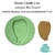 Molde de Biscuit Cabelo Liso cod 154 - Coleção Bia Cravol