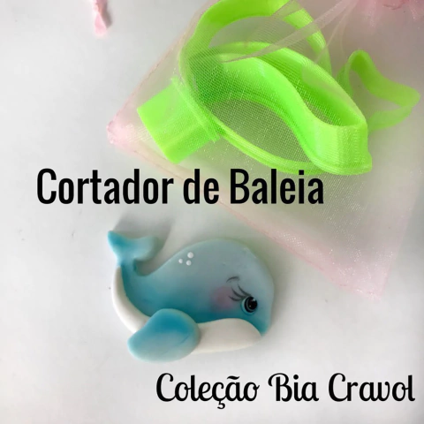 Cortador Baleia - coleção Bia Cravol