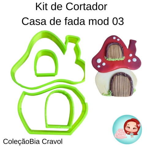 Kit de Cortador - Casa de Fada Mod 03