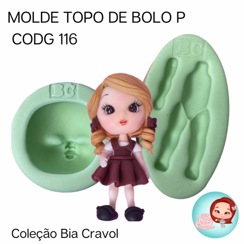 Molde Topo de bolo P codg 116- coleção Bia Cravol