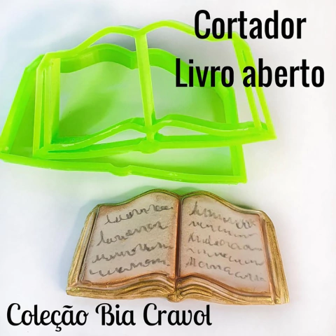 Cortador de Livro aberto - coleção Bia Cravol