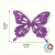 ASAS DE BORBOLETA DE EVA COM GLITTER - B01 - 8CMx7CM - PACOTE COM 5 UNIDADES - loja online