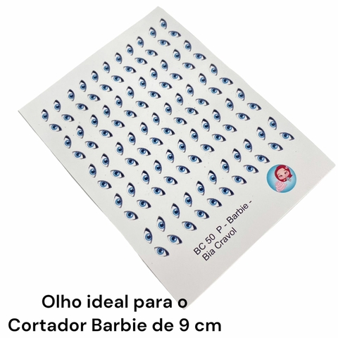 Olhos Adesivos BC 50 - Barbie - Coleção Bia Cravol