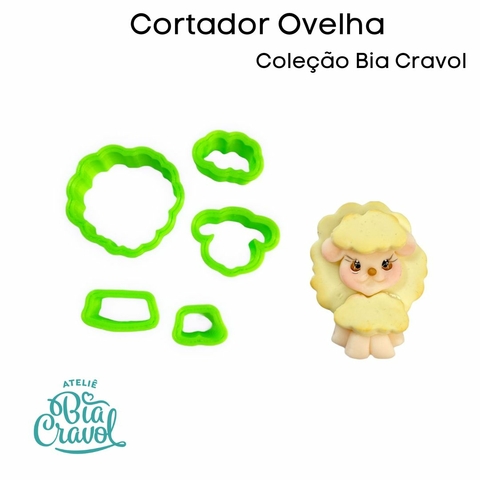 Cortador de Ovelhinha- Coleção Bia Cravol