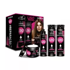 Kit liso obrigatório com 4 produtos. Liso de salão. - comprar online