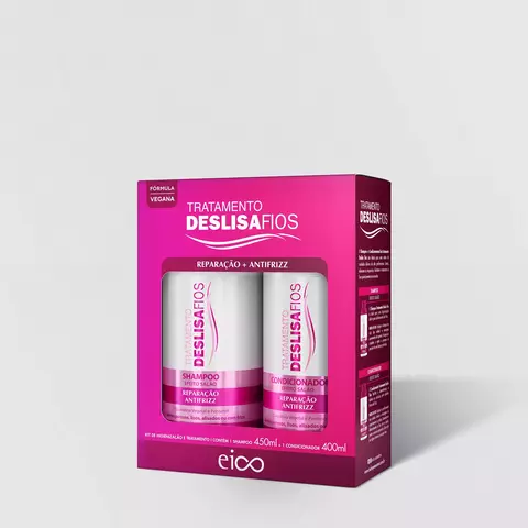 Kit Eico Deslisa Fios Shampoo + Condicionador