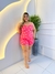Macaquinho PLUS SIZE Corações Pink - comprar online