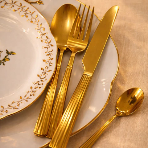 Cubiertos Milan Rayas (Set x16) - comprar online