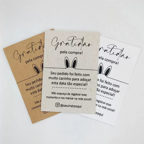 45 peças - Tag etiqueta em Kraft - Tema Páscoa - Gratidão