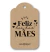 40 peças Tag etiqueta dia das Mães em papel kraft personalizada I Love Kraft - MODELO04