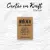 Cartão em Kraft -Tamanho 10x7 - Envie sua arte