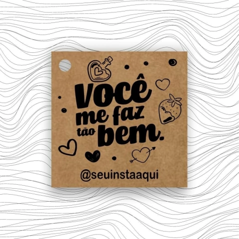 50 peças - tag Dia dos namorados - Frase