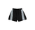 Angled Nylon Shorts In Black Disturb