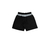 Angled Nylon Shorts In Black Disturb - comprar online