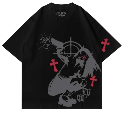Camiseta Oversized Shot Black - comprar online