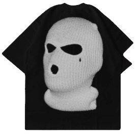 Camiseta Oversized Balaclava Black - comprar online